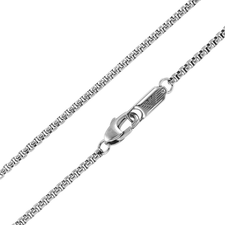 Emporio Armani Halskette Für Männer, 52,5 Cm Silber Edelstahl Halskette, EGS2383020