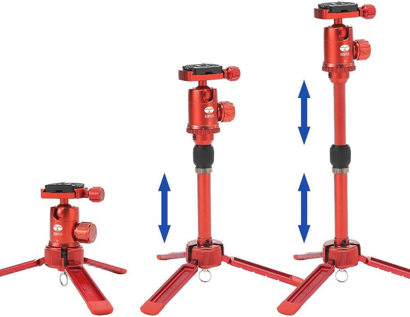 Sirui 3T-35R Tisch/Videohandstativ mit Kopf rot, 3T-35R