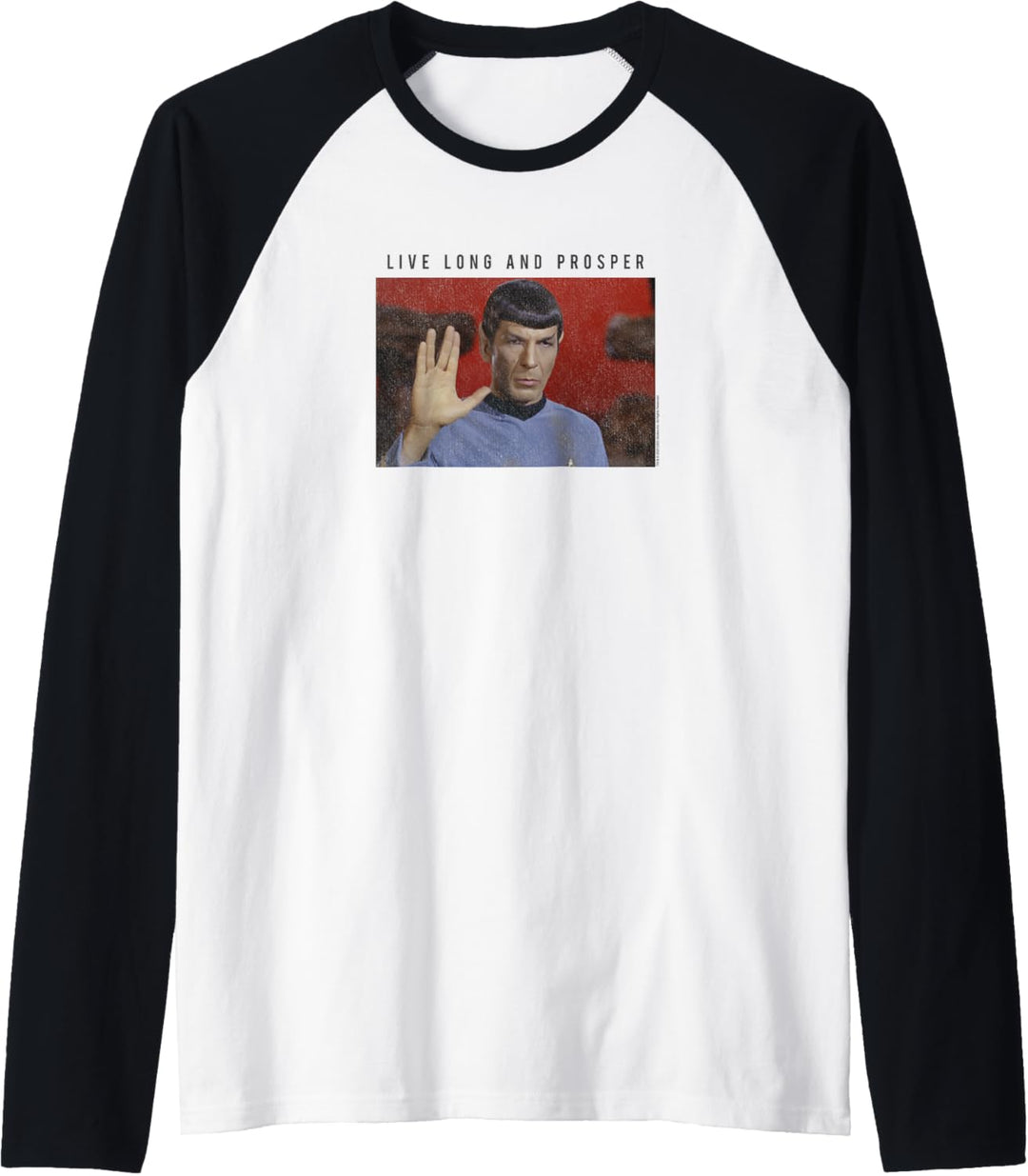 Star Trek: The Original Series Spock Live Long And Prosper Raglan