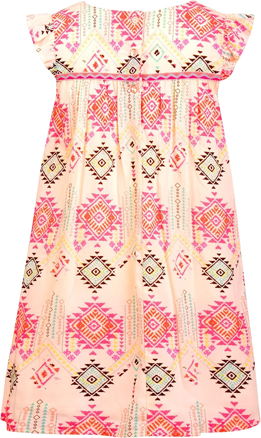 happy girls Mädchen Kleid Kinderkleid 98 Neon Coral, 98 Neon Coral