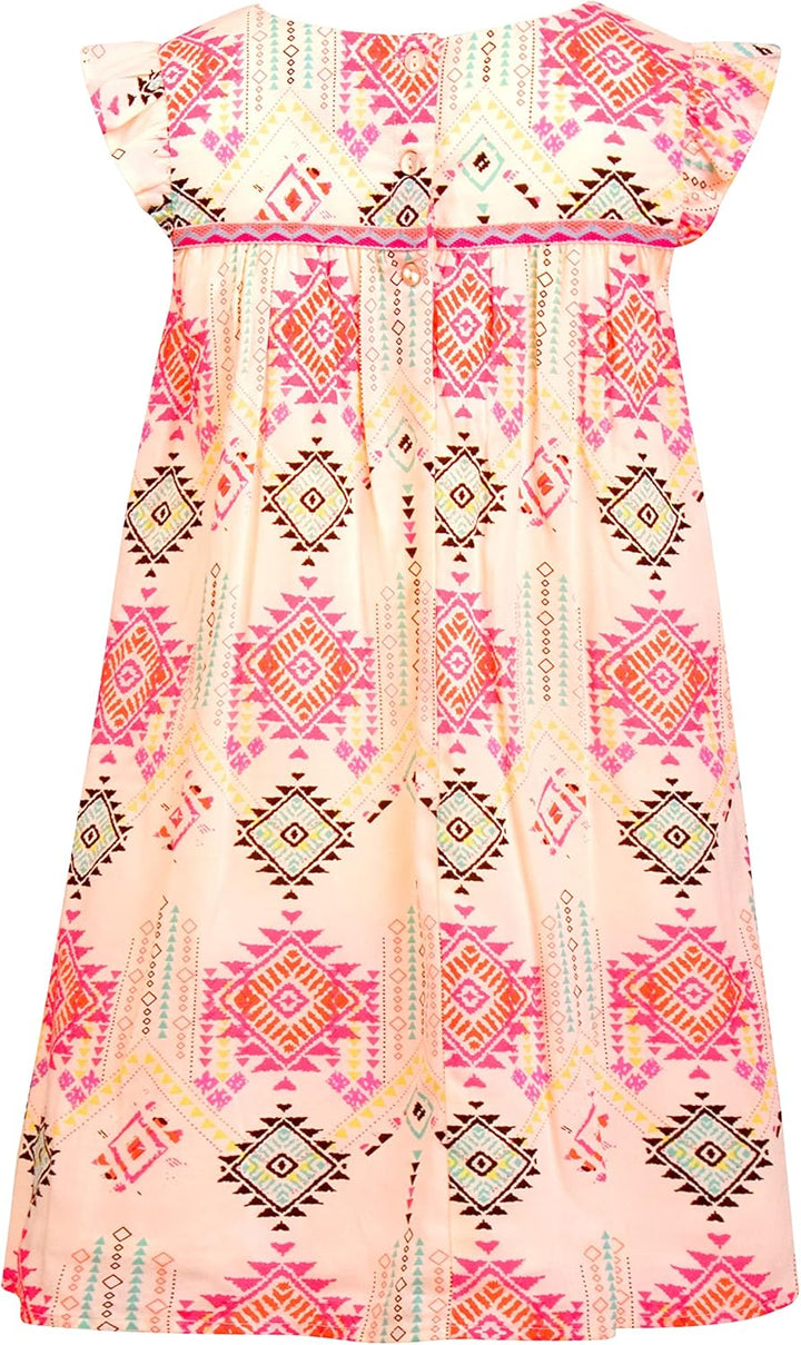 happy girls Mädchen Kleid Kinderkleid 98 Neon Coral, 98 Neon Coral