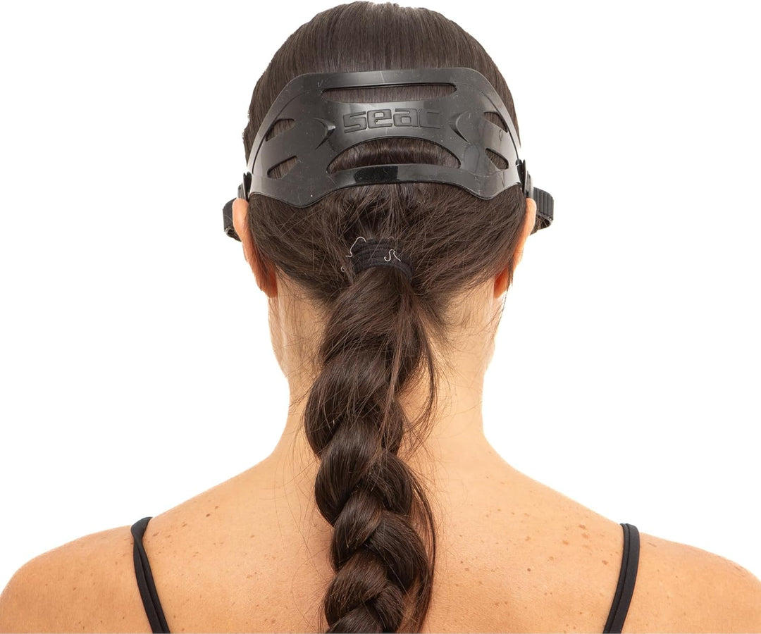 Seac Unisex Tauchmaske ONE, Regular Fit schwarz/schwarz, schwarz/schwarz
