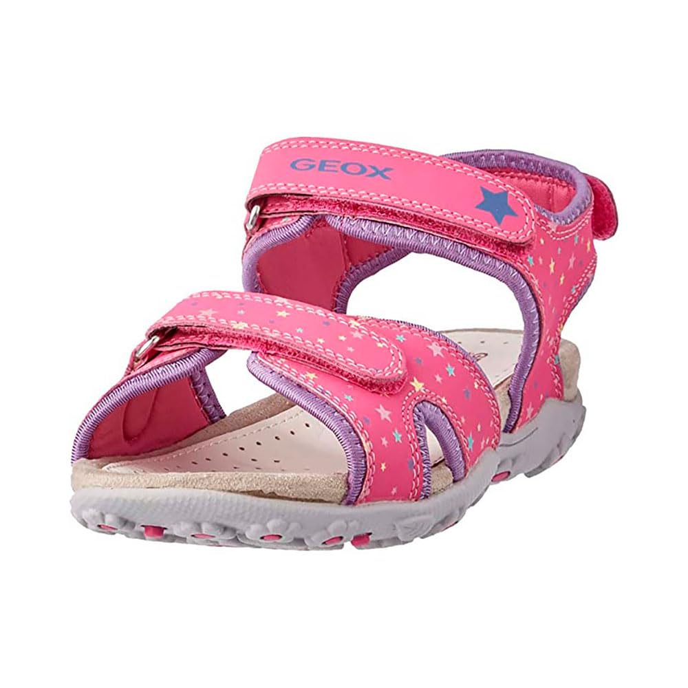 Geox Mädchen Jr Roxanne B Sandalen 32 EU Fuchsia Lilac, 32 EU Fuchsia Lilac