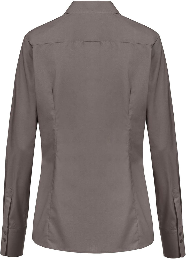 Greiff Corporate Bluse Damen Basic Regular-Fit 32 Taupe, 32 Taupe