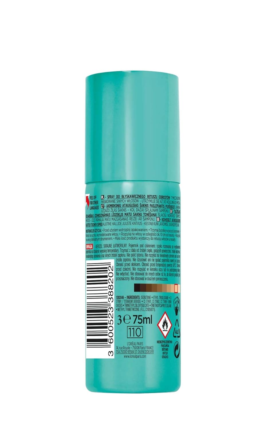 L'Oréal Paris Magic Retouch Rauschspray temporäre Farbgebung - Helle Golden Blond