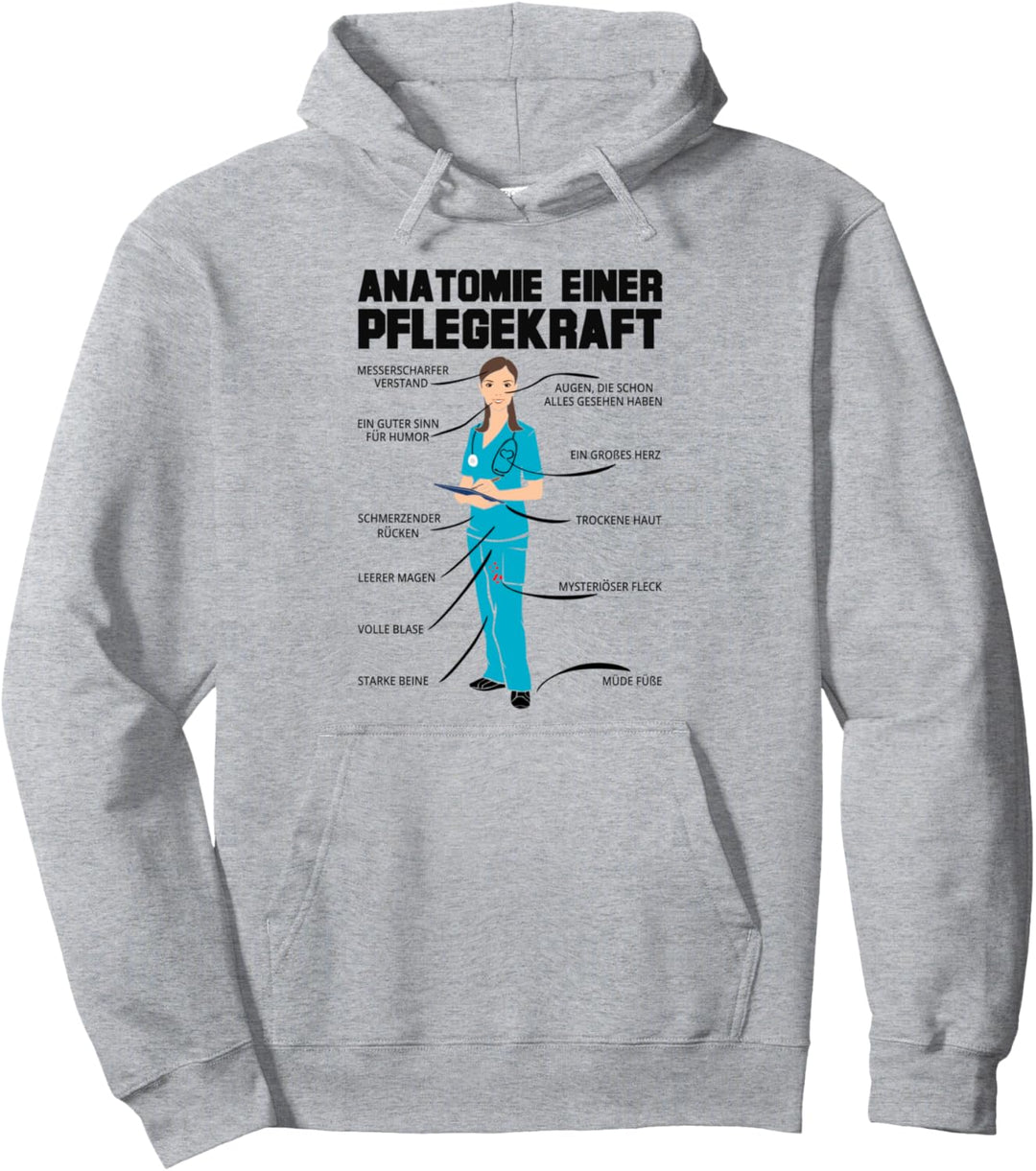 Anatomie einer Pflegekraft - Altenpflegerin Pflege Pullover Hoodie