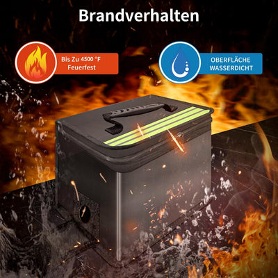 Lipo Safe Bag Feuerfeste, verbesserte Sechs Schichten, feuerbeständig bis 2000 °C – wasserdichte, ex