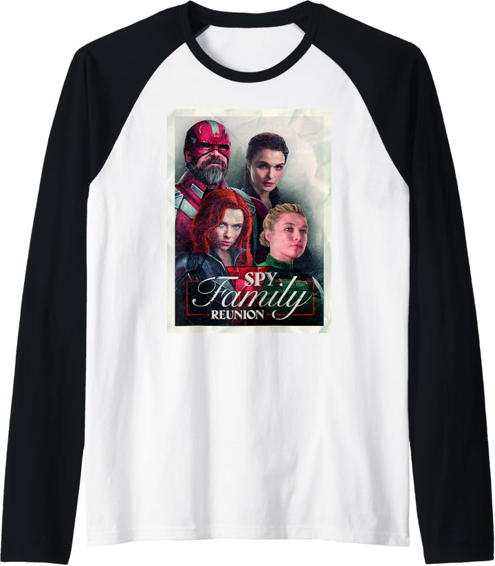 Marvel Black Widow Spy Family Reunion Raglan