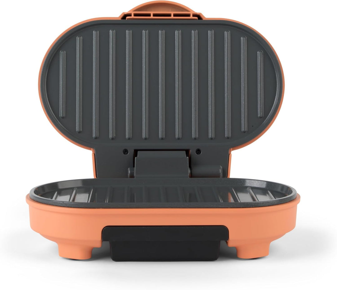 Giles & Posner Funfair Elektrischer Burger-Maker & Grill – 750 W, bereitet zwei Burger in unter 7 Mi