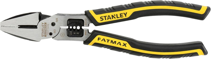 Stanley FatMax Multifunktionszange / Universalzange 6-in-1 (Abisolierzangen-, Ringschlüssel-, Kombin