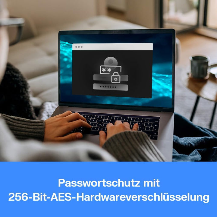 WD My Passport Ultra externe Festplatte 2 TB (mobiler Speicher, Metallgehäuse, herunterladbare Softw
