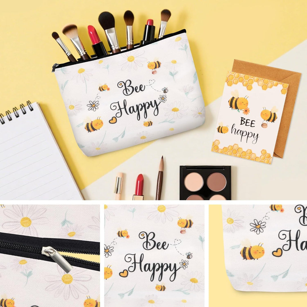Giftota Bee Happy Geschenke für Frauen – Positive Biene Pocket Hug, Personalisierte Geburtstagsgesch