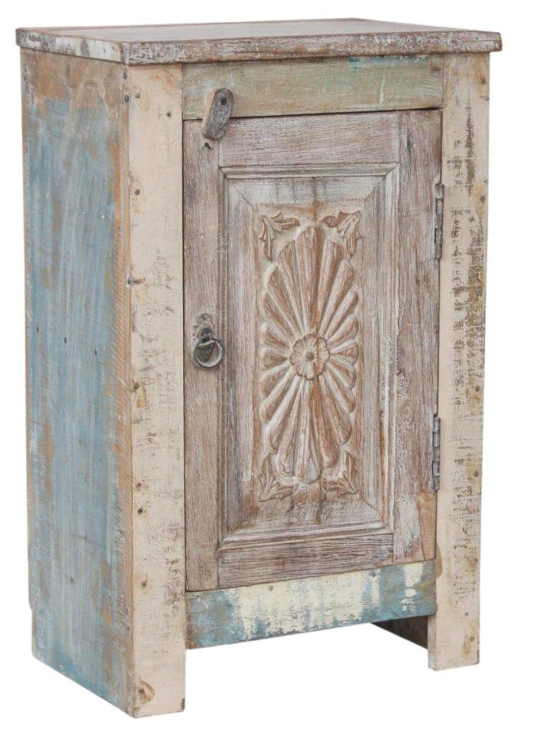 GURU SHOP Vintage Beistellschrank, Kommode, Nachttischschrank, Flurschrank - Modell 81, 68x43x30 cm