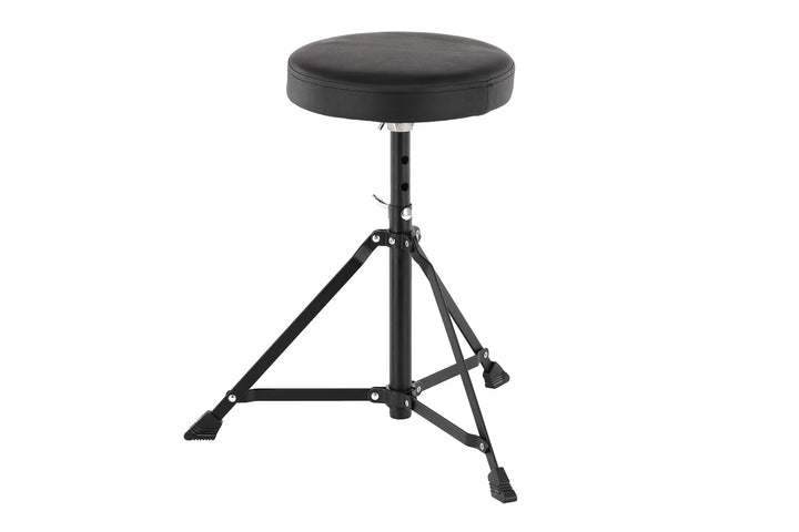 GEWA Schlagzeughocker rund DT-90 schwarz, höhenverstellbar, einstrebig runder Sitz, einstrebig - ***