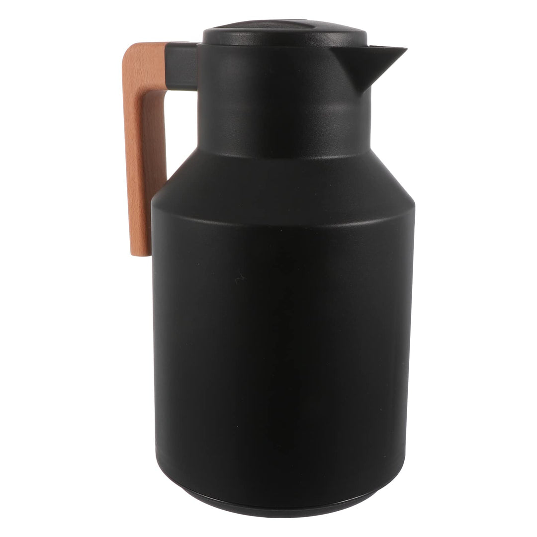 Cabilock 1stk Wasserkocher Isolierter Kaffeekrug Termos Thermisches Vakuum Thermoskanne Schwarz Mit