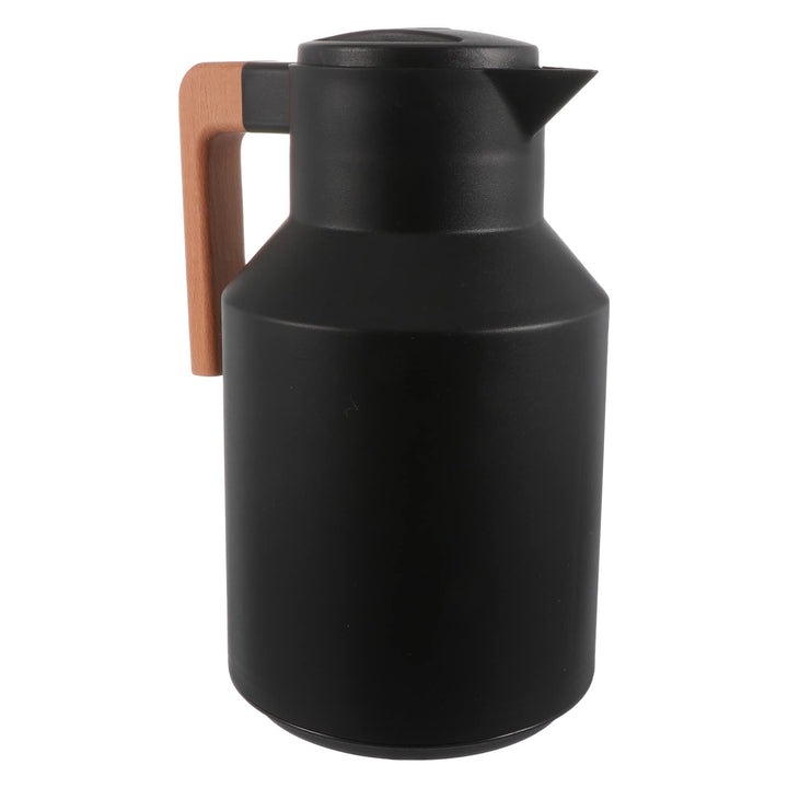 Cabilock 1stk Wasserkocher Isolierter Kaffeekrug Termos Thermisches Vakuum Thermoskanne Schwarz Mit