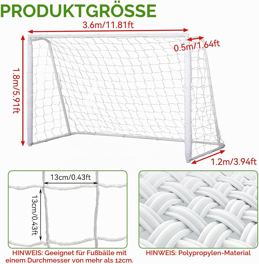 Fussball-Tornetz, Fussball-Ersatz-Tornetze, Sport-Fussball-Torpfostennetz, Fussball-Torpfostennetz i