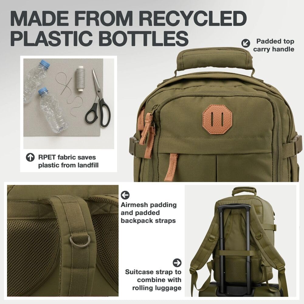 Cabin Max Metz 24L Handgepäck Tasche 40x30x20 cm – Bordgepäck für Ryanair, Wizz Air, EasyJet, Eurowi