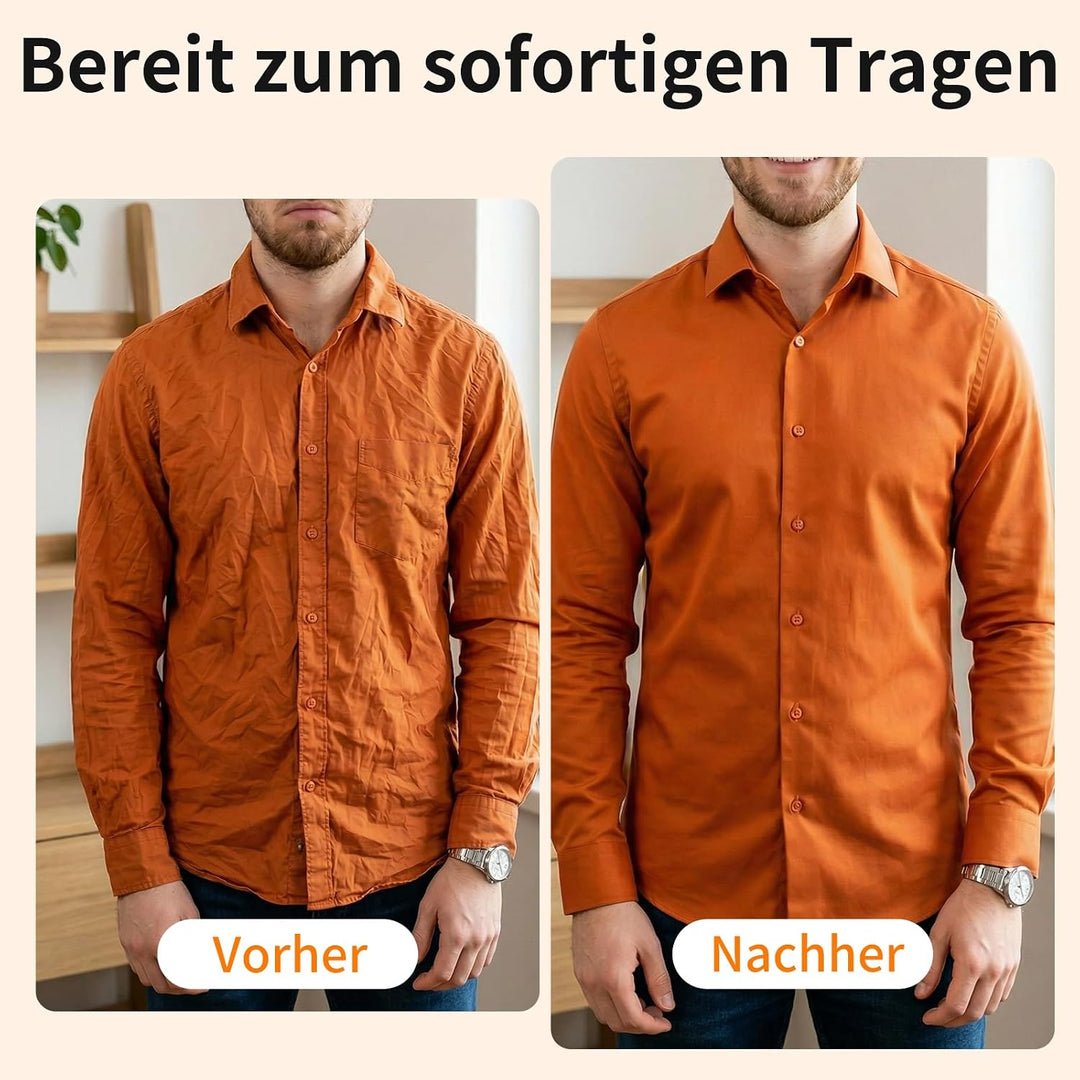 Steamer Dampfglätter mit Saugfunktion, Tragbarer Reisedampfglätter | 2800 Pa Saugleistung, Grosser a