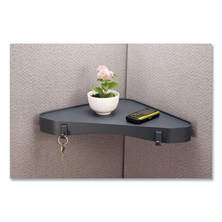 Officemate Verticalmate Eckregal, Schiefergrau (29322) 14-1/2 x 10 x 1-1/4 inches, 14-1/2 x 10 x 1-1