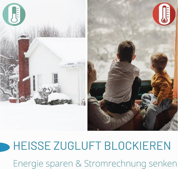 Zugluftstopper für türen, 93cm Schwerer Zugluftstopper tür Zugluftstopper Windstopper Türluftstopper