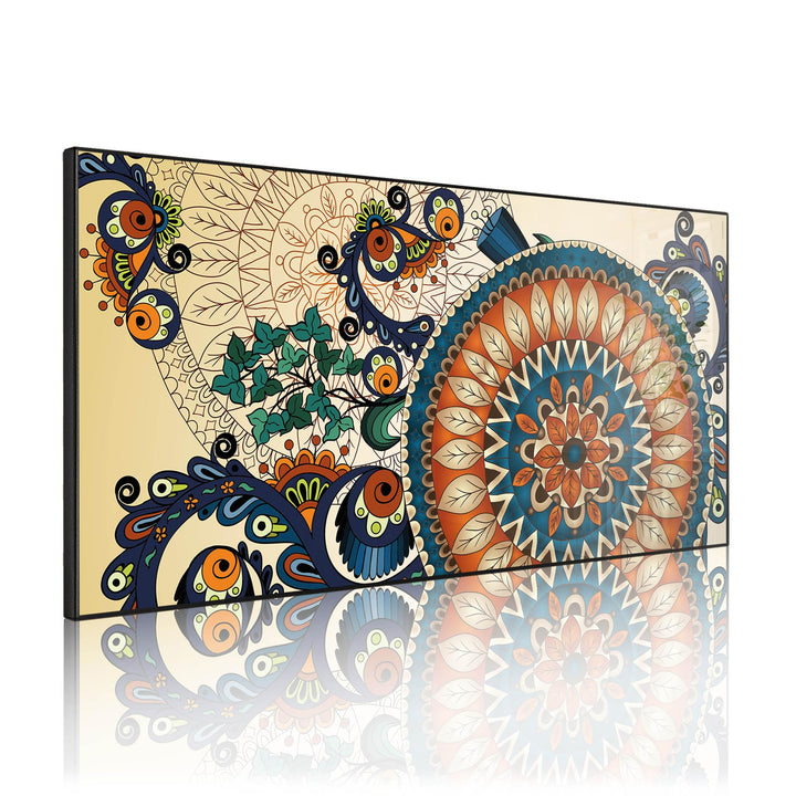 banjado Magnettafel schwarz 78 x 37cm / Magnetwand Metall/Magnetpinnwand als Memoboard/Pinnwand Magn