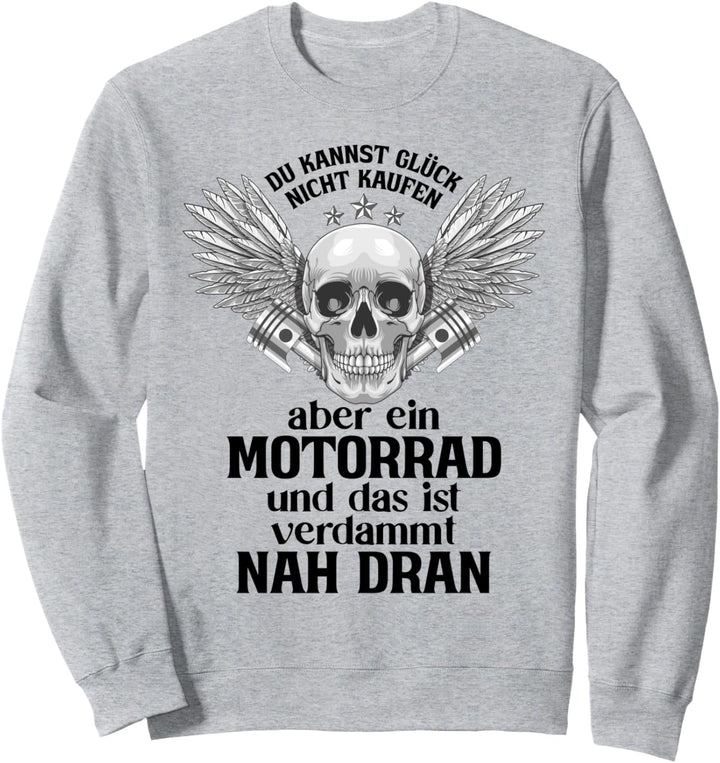 Motorradfahrer Geschenk für Männer Motorrad Grafik Spruch Gr Sweatshirt