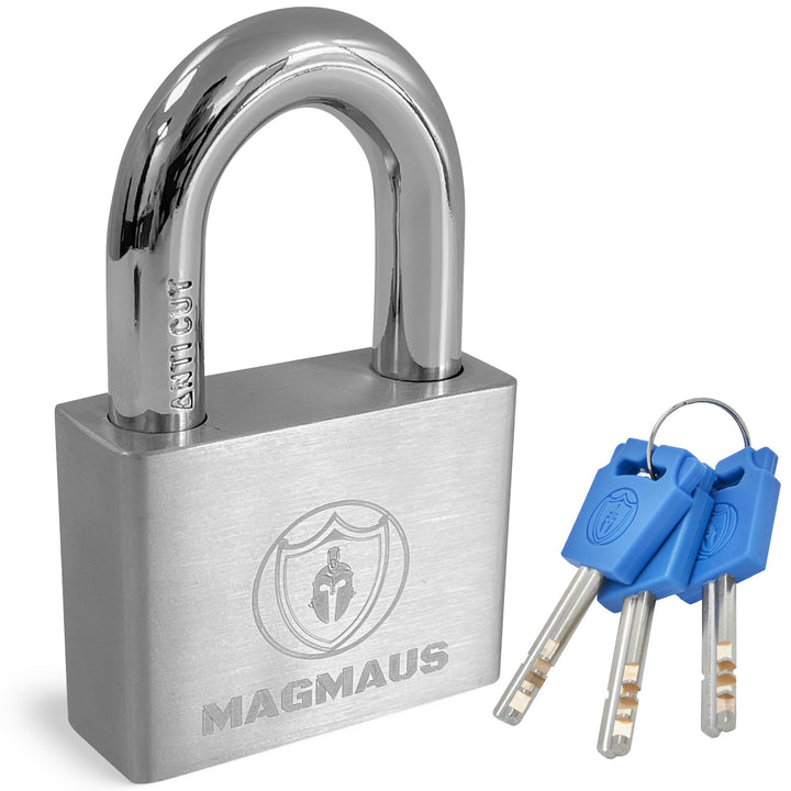 Magmaus® PDL/50 [Nicht Rostend] Schweres Vorhängeschloss für den Aussenbereich wetterfest - [10mm An