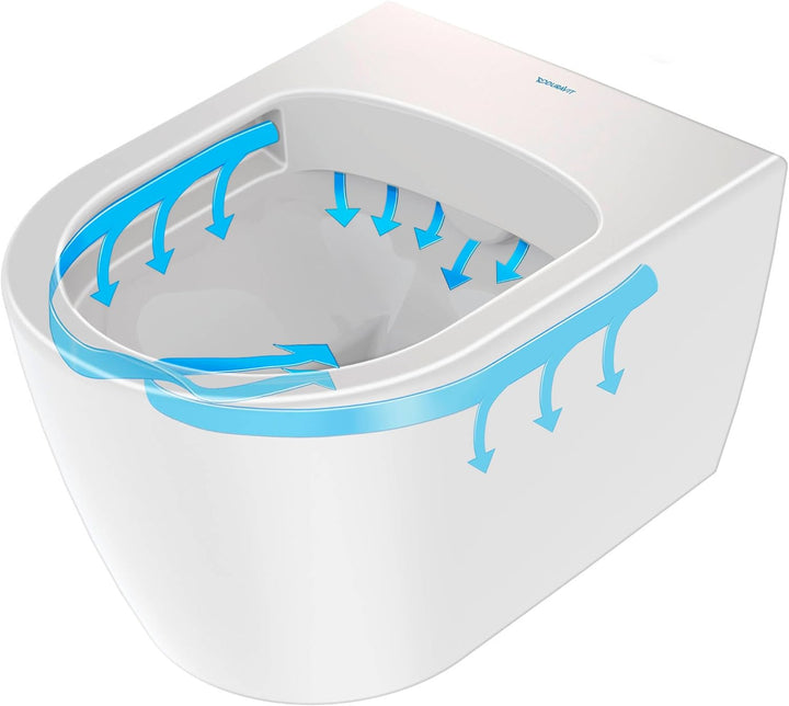 Duravit Soleil by Starck Wand-WC Compact Weiss Hochglanz 480mm