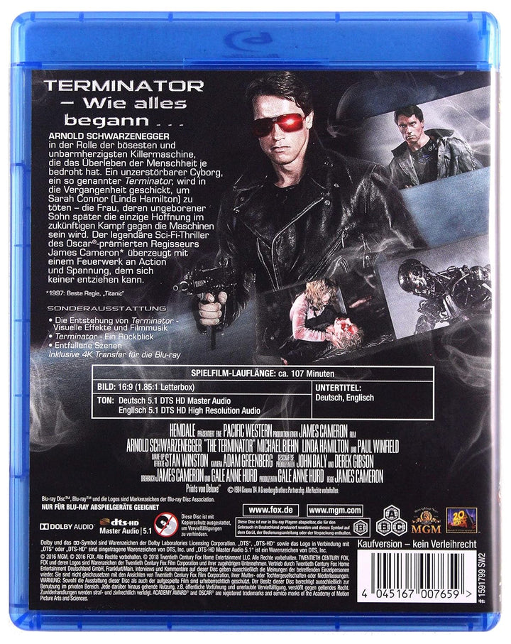 Terminator [Blu-ray], Blu-ray