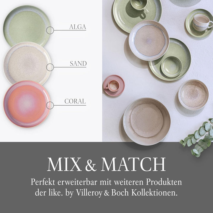 like. by Villeroy & Boch – Perlemor Home Butterdose, Porzellan Butterglocke im Pottery Stil, spülmas