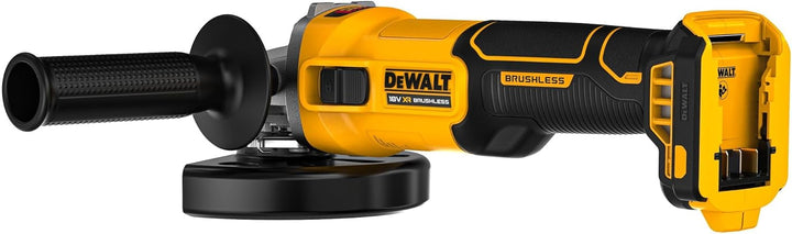 DEWALT 18V 125 mm Akku-Winkelschleifer (Bürstenloser Motor, elektronische Kupplung, werkzeuglose Sch