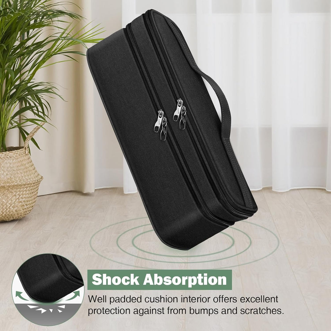 SITHON Reise Tasche für Revlon Salon One-Step Volumiser, Doppellagige Tragetasche für Dyson Airwrap,