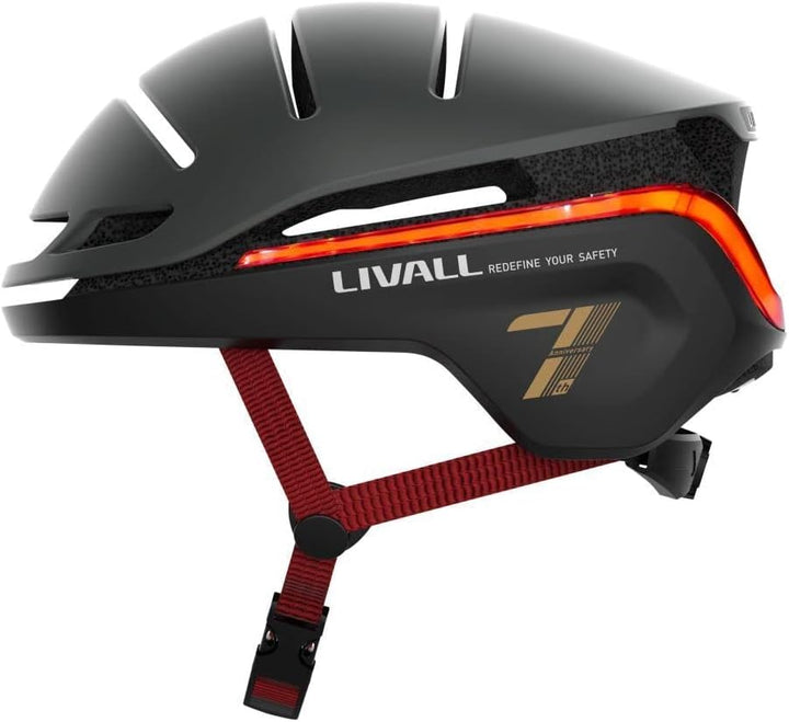 LIVALL Evo21 Fahrradhelm Schwarz M 54 - 58 cm Single, Schwarz M 54 - 58 cm Single