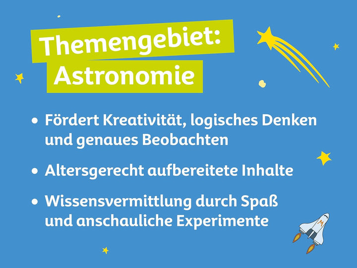FRANZIS 67177 - Astronomie-Experimente mit der Maus, 20 Versuche für Ferien und Freizeit rund um das