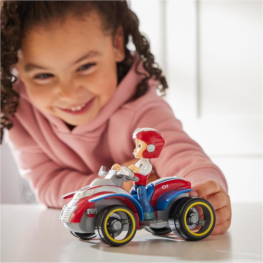 PAW PATROL, Rettungs-Quad mit Ryder-Figur (Sustainable Basic Vehicle/Basis Fahrzeug), Spielzeug für