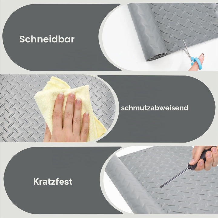 Werkbankmatte 40x120 cm rutschfeste Tischunterlage 2mm dick Arbeitsmatte Thekenmatte für Handwerk, H