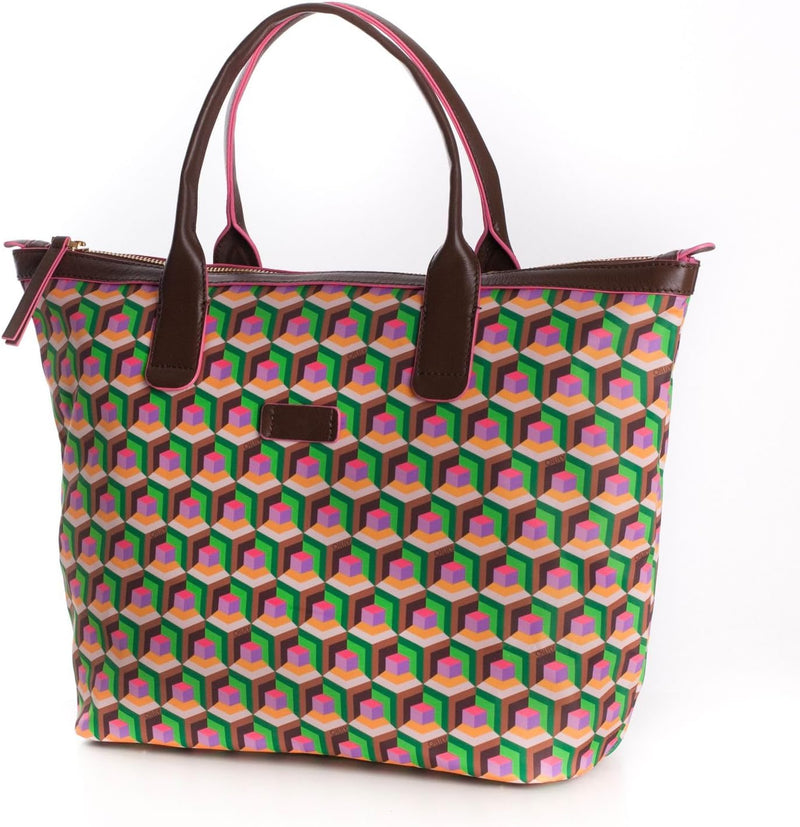 Oilily Geo Diamonds Handbag Jolly Green