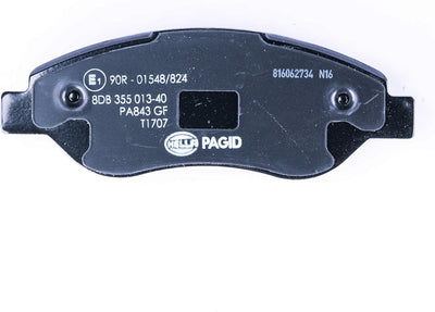 HELLA PAGID 8DB 355 013-401 Bremsbelagsatz - T1707 - Dicke/Stärke: 19mm - Bremssystem: Bosch - nicht