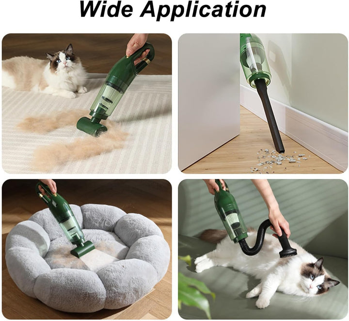 Tierhaar-Staubsauger Für Couch, 4000 MAh, Grosse Saugleistung, Schnelles Aufladen, Geräuscharmer Han