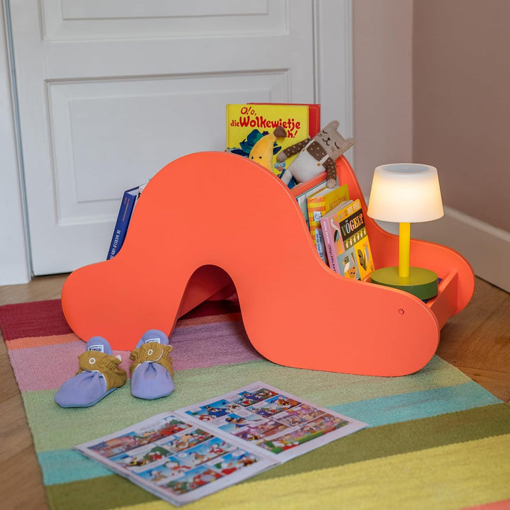 Remember Bücherregal Ameisenbär Edgar, B 67.3 x T 30 x H 32.3 cm, MDF – Kinder Bücherregal im Tierde