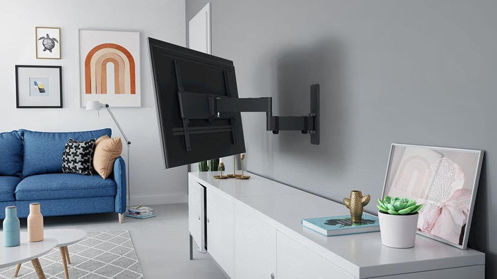 Vogel's Quick TVM 1645 Schwenkbare TV-Wandhalterung für 40-77 Zoll Fernseher, Max. 35 kg, Schwenkbar