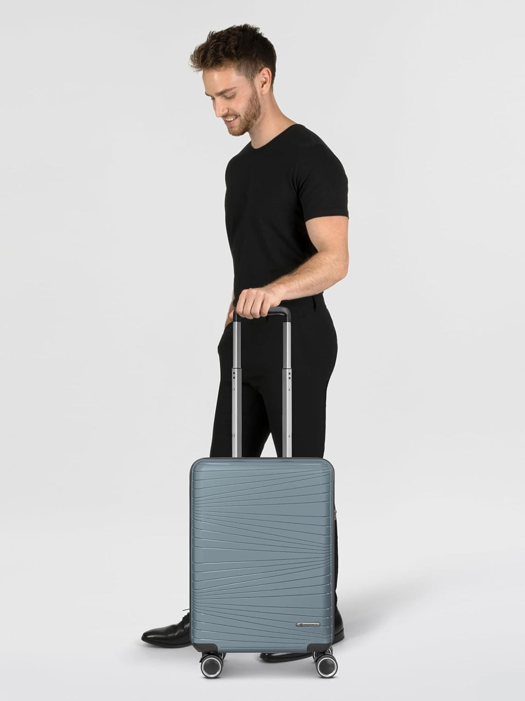 Franky Dallas 3.0 Hartschalen-Koffer klein | Trolley ausgestattet mit 4 Rollen, TSA-Schloss, Innenfä