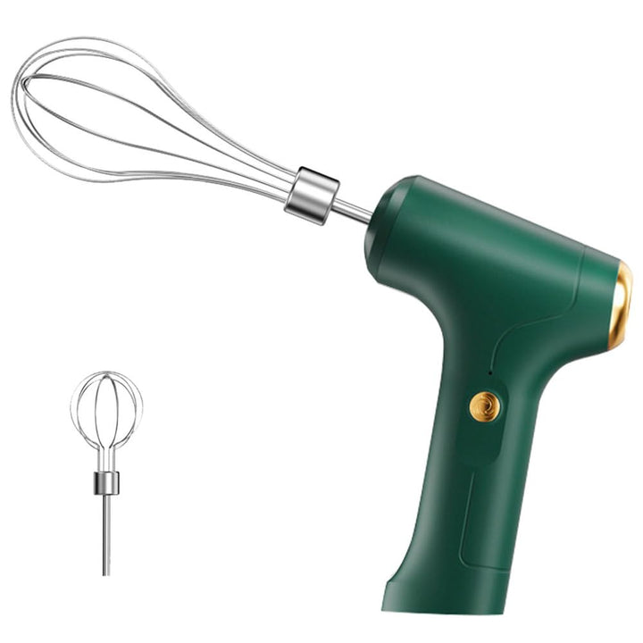 Kabellose Handmixer, 30W Elektrischer Handrührgerät mit Edelstahl-Schneebesen, 3 Geschwindigkeit, Wi