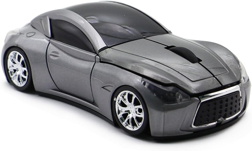 Funkmaus Kabellos Auto Maus, Desktop Laptop Computer Optische Maus for Windows, Mac OS, Android (Gra
