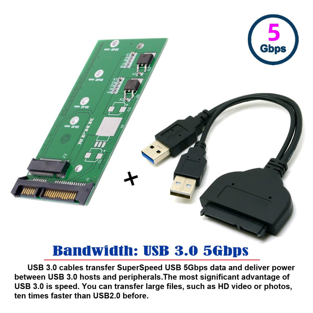 CY USB 3.0 zu SATA 6,3 cm Festplatte zu M.2 NGFF PCI-E 2 Lane SSD für E431 E531 X240 Y410P Y510 Gree