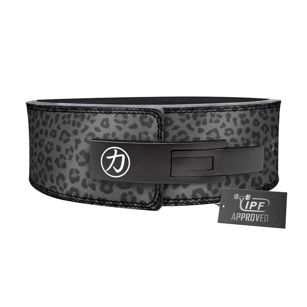 Strength Shop 10mm Lever Belt Gewichthebergürtel + Hebelschnalle, IPF-Zertifiziert für Wettkampf & C
