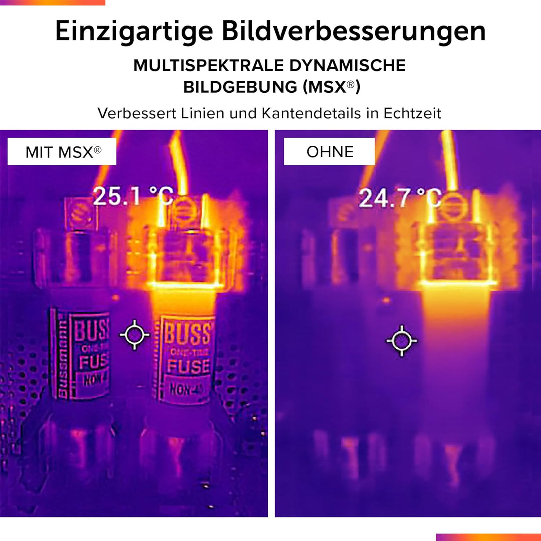 FLIR C5, Profi-Thermokamera, leistungsstark und kompakt mit WLAN, misst Temperaturen bis 400 °C (752