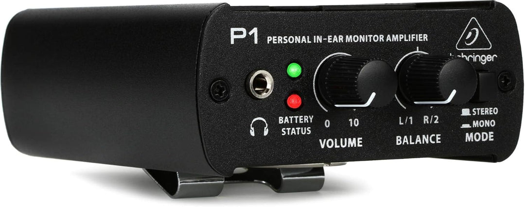 Behringer POWERPLAY P1 Persönlicher In-Ear-Monitor-Verstärker &amp; Stagg Hochwertiges Mikrofonkabel XLR
