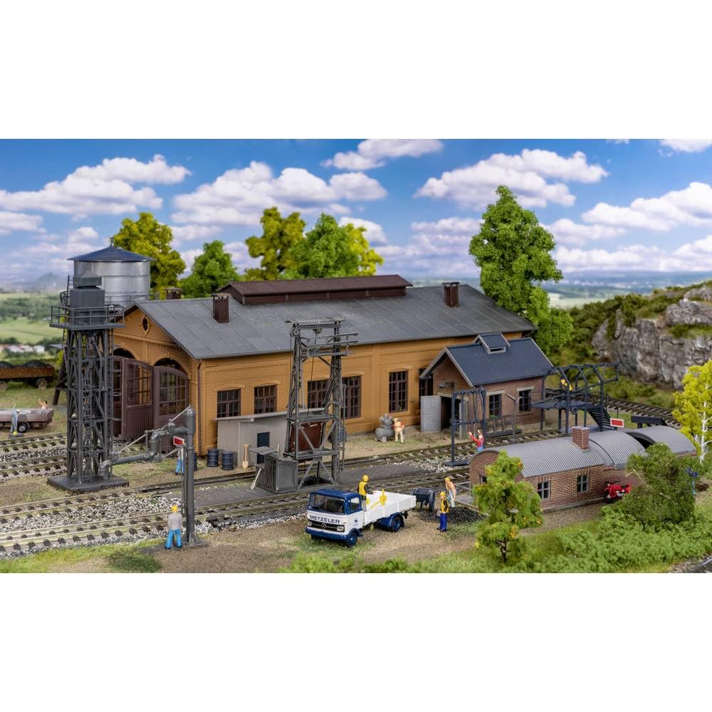 Faller 120296 Ausgestaltungs-Set Bahnbetriebswerk, One Size